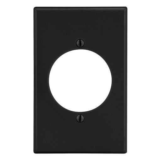 Bryant Wall Plate 1-Gang 2.15 Inch Opening Black (P724BK)