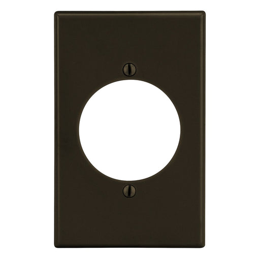 Bryant Wall Plate 1-Gang 2.15 Inch Opening Brown (P724)