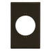 Bryant Wall Plate Mid-Size 1-Gang 2.15 Inch Opening Brown (PJ724)