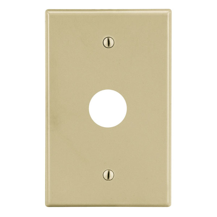 Bryant Wall Plate 1-Gang .625 Inch Opening Box Mount Ivory (P737I)