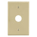 Bryant Wall Plate 1-Gang .625 Inch Opening Box Mount Ivory (P737I)