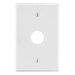 Bryant Wall Plate 1-Gang .625 Inch Opening Box Mount White (P737W)