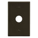 Bryant Wall Plate 1-Gang .625 Inch Opening Box Mount Brown (P737)