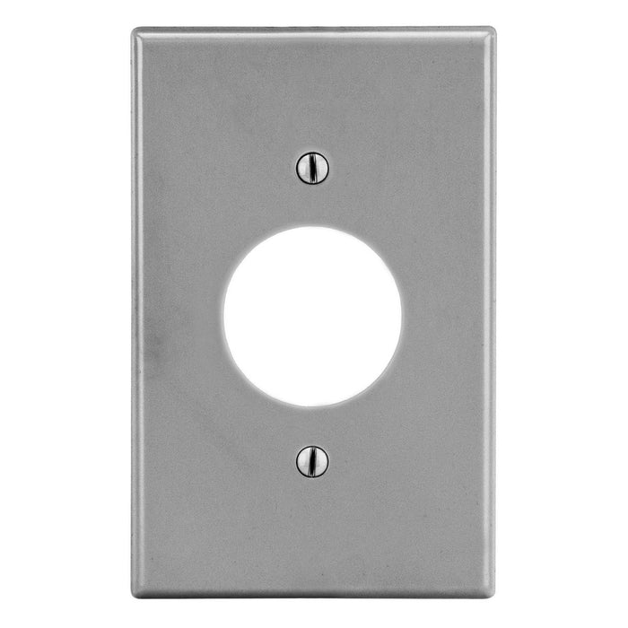 Bryant Wall Plate 1-Gang 1.40 Inch Opening Gray (P7GY)