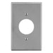 Bryant Wall Plate 1-Gang 1.40 Inch Opening Gray (P7GY)