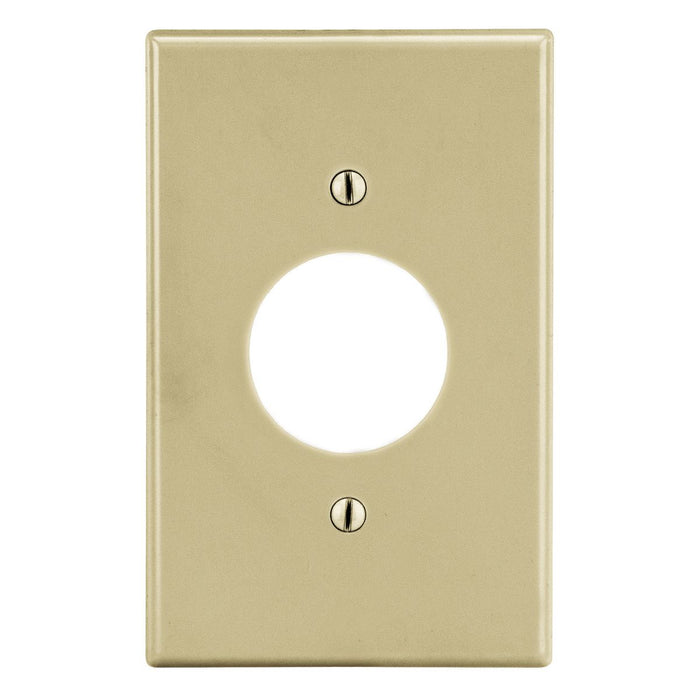 Bryant Wall Plate 1-Gang 1.40 Inch Opening Ivory (P7I)