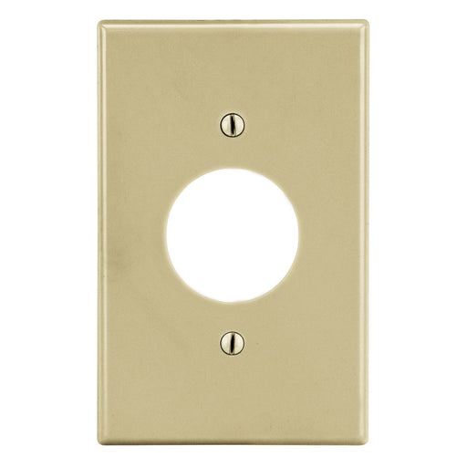 Bryant Wall Plate Mid-Size 1-Gang 1.40 Inch Opening Ivory (PJ7I)