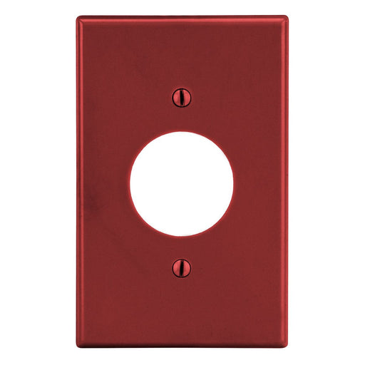 Bryant Wall Plate 1-Gang 1.40 Inch Opening Red (P7R)