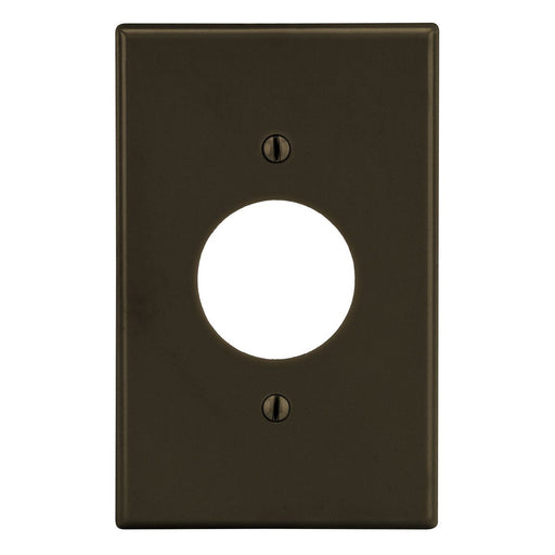 Bryant Wall Plate Mid-Size 1-Gang 1.40 Inch Opening Brown (PJ7)