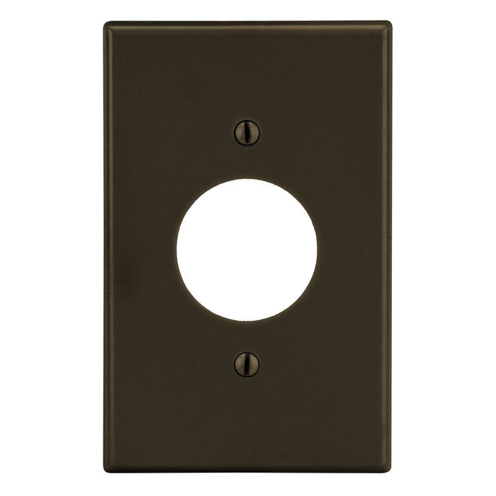 Bryant Wall Plate Mid-Size 1-Gang 1.40 Inch Opening Brown (PJ7)