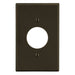 Bryant Wall Plate 1-Gang 1.40 Inch Opening Brown (P7)