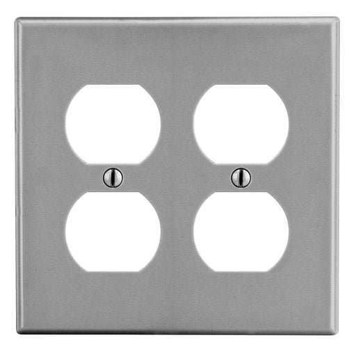 Bryant Wall Plate 2-Gang 2 Duplex Gray (P82GY)