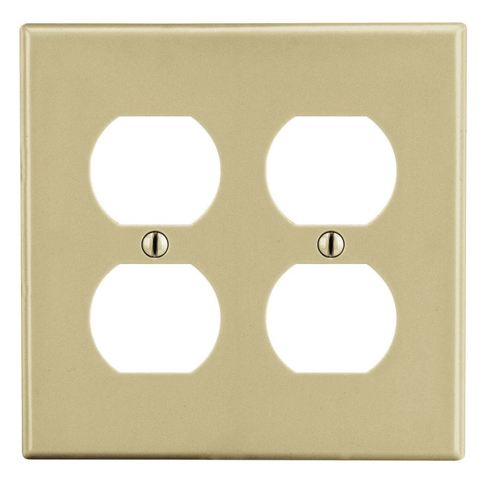 Bryant Wall Plate 2-Gang 2 Duplex Ivory (P82I)