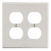 Bryant Wall Plate Mid-Size 2-Gang 2 Duplex Light Almond (PJ82LA)