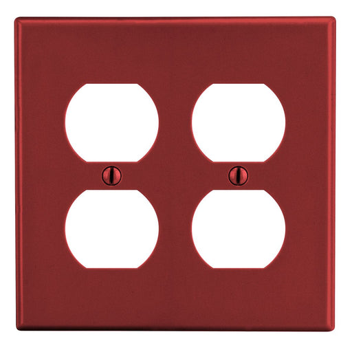 Bryant Wall Plate 2-Gang 2 Duplex Red (P82R)