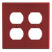 Bryant Wall Plate 2-Gang 2 Duplex Red (P82R)