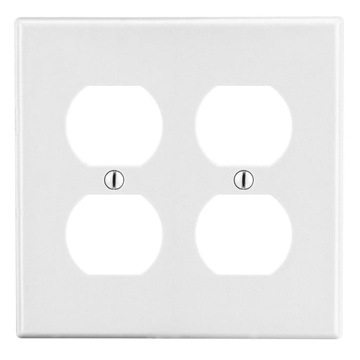 Bryant Wall Plate 2-Gang 2 Duplex White (P82W)