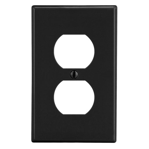 Bryant Wall Plate 1-Gang 1 Duplex Black (P8BK)