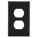 Bryant Wall Plate 1-Gang 1 Duplex Black (P8BK)