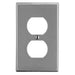 Bryant Wall Plate Mid-Size 1-Gang 1 Duplex Gray (PJ8GY)