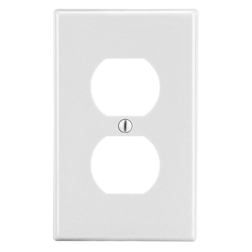 Bryant Wall Plate Mid-Size 1-Gang 1 Duplex White (PJ8W)