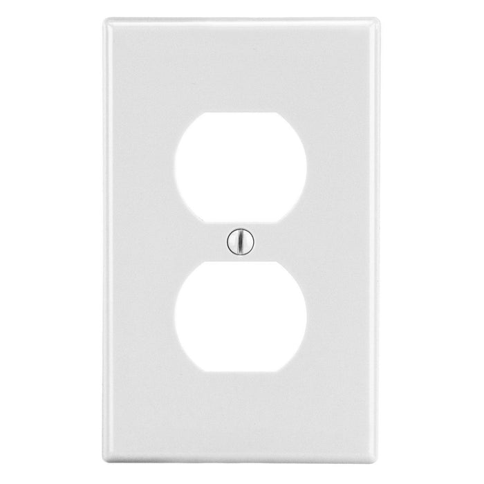 Bryant Wall Plate Mid-Size 1-Gang 1 Duplex White (PJ8W)