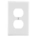 Bryant Wall Plate Mid-Size 1-Gang 1 Duplex White (PJ8W)