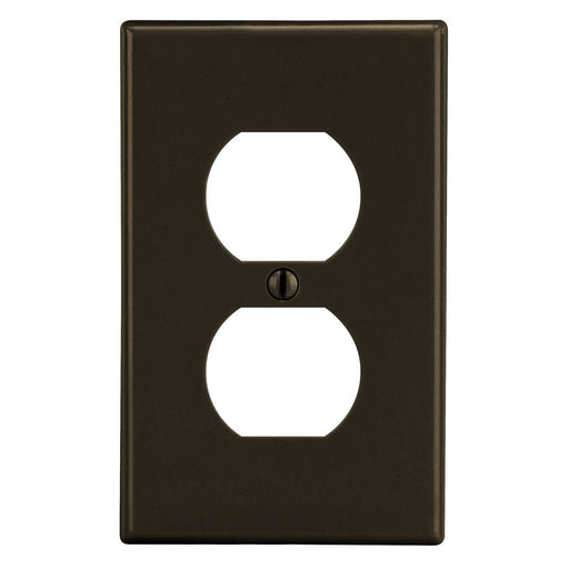 Bryant Wall Plate 1-Gang Duplex Brown (P8)