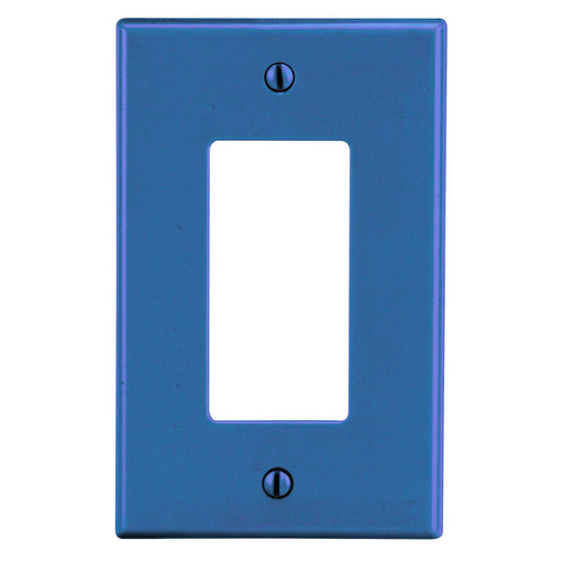 Bryant Wall Plate Mid-Size 1-Gang Decorator Blue (PJ26BL)