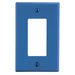 Bryant Wall Plate Mid-Size 1-Gang Decorator Blue (PJ26BL)