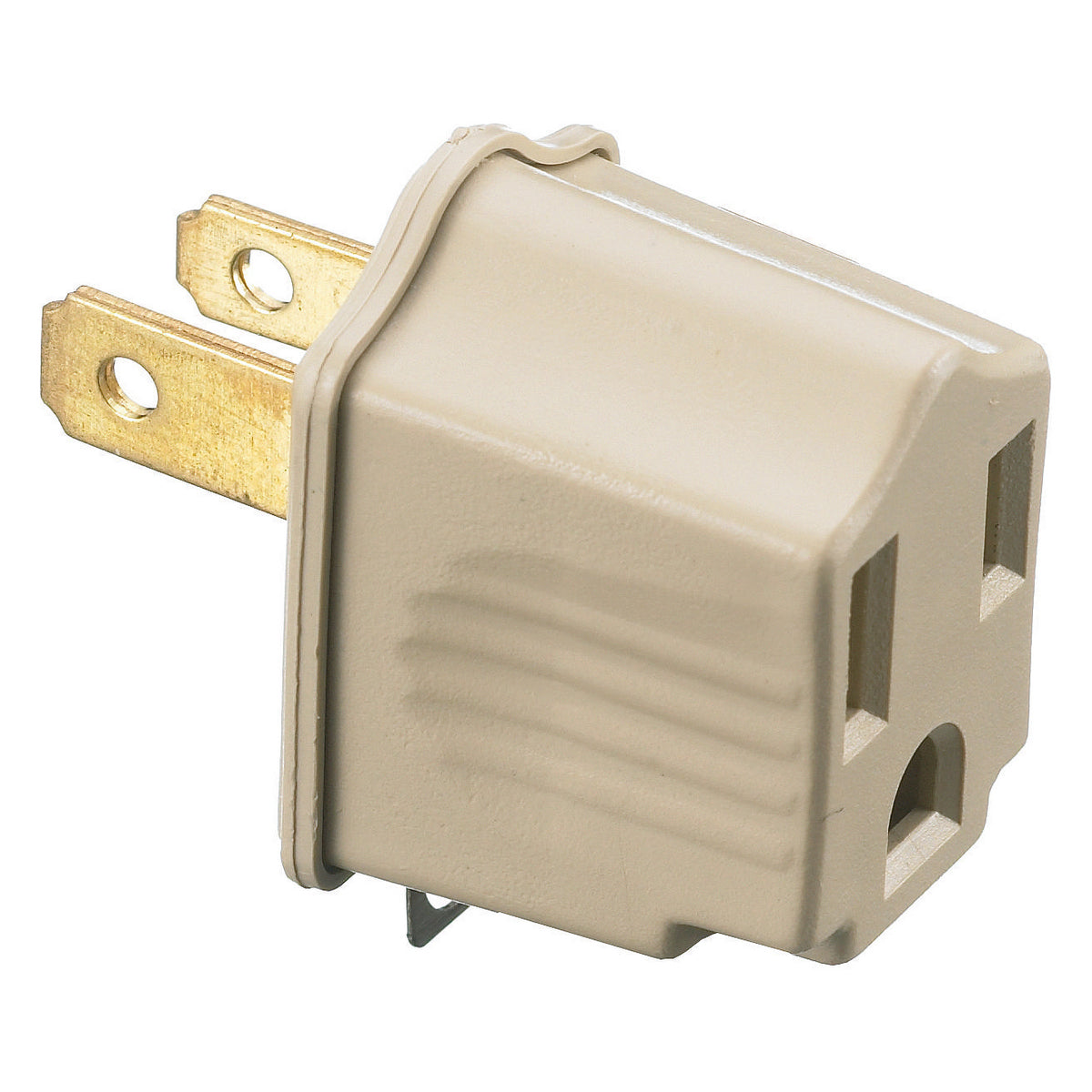 2wire Adapter Bryant RT200-BRYANT Adapter 15A 2WIRE-15A 3-Wire 125V White — Lighting ...