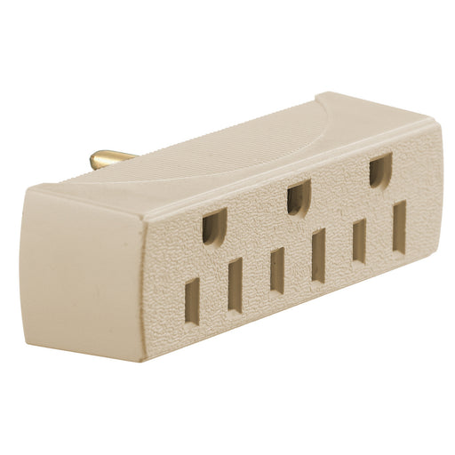 Bryant Tap Single To 3 Outlet 15A 125V Ivory (RT300I)