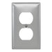 Bryant Wall Plate 1-Gang 1 Duplex Opening Aluminum (SA8)