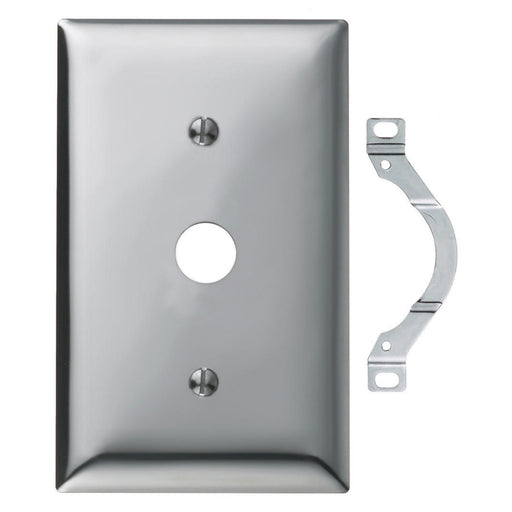 Bryant Wall Plate 1-Gang .64 Inch Opening Chrome Plated (SCH12)