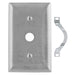 Bryant Wall Plate 1-Gang Telephone Stainless Steel (SS12)