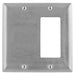 Bryant Wall Plate 2-Gang Blank/GFCI Stainless Steel (SS1426)