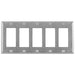 Bryant Wall Plate 5-Gang GFCI Stainless Steel (SS265)