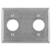 Bryant Wall Plate 3-Gang 1.60 Inch/BLNK/1.60 Inch Stainless Steel (SS320)