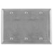 Bryant Wall Plate 3-Gang Blank Stainless Steel Box (SS33)