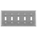 Bryant Wall Plate 5-Gang Switch Stainless Steel (SS5)