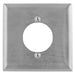 Bryant Wall Plate 2-Gang 2.15 Inch 2 Bolt Stainless Steel (SS702)