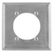 Bryant Wall Plate 2-Gang 2.66 Inch Stainless Steel (SS716)