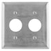 Bryant Wall Plate 2-Gang 1.40 Inch Stainless Steel (SS72)