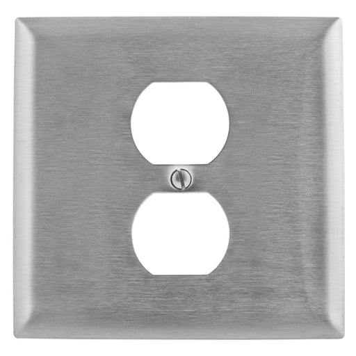 Bryant Wall Plate 2-Gang/1 Duplex Stainless Steel (SS748)