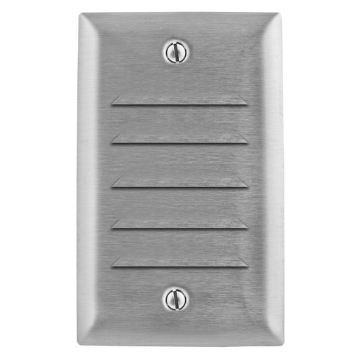 Bryant Wall Plate 1-Gang Louver Stainless Steel (SS771)