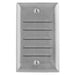 Bryant Wall Plate 1-Gang Louver Stainless Steel (SS771)