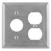 Bryant Wall Plate 2-Gang Duplex/1.40 Inch Stainless Steel (SS78)