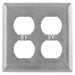 Bryant Wall Plate 2-Gang Duplex Stainless Steel (SS82)