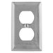 Bryant Wall Plate 1-Gang Duplex Receptacle Stainless Steel (SS8)