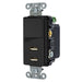 Bryant USB Charger Single-Pole 3-Way 2.1A 5V Two Port Black (USBB102BK)